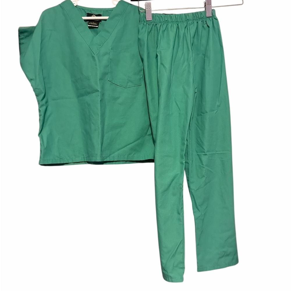 Kids Green Scrubs Costume Set